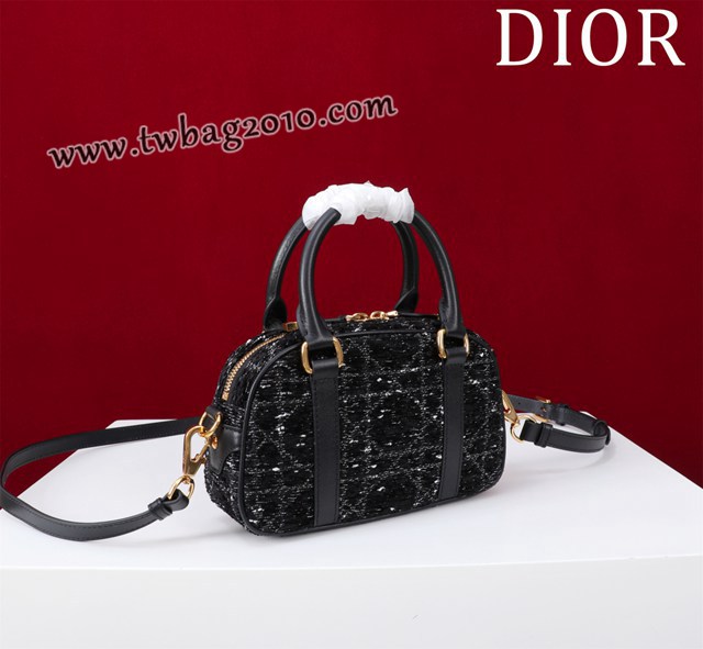 Dior专柜新款迪奥高仿原单迷你波士顿包手提肩背女包 djfk1671